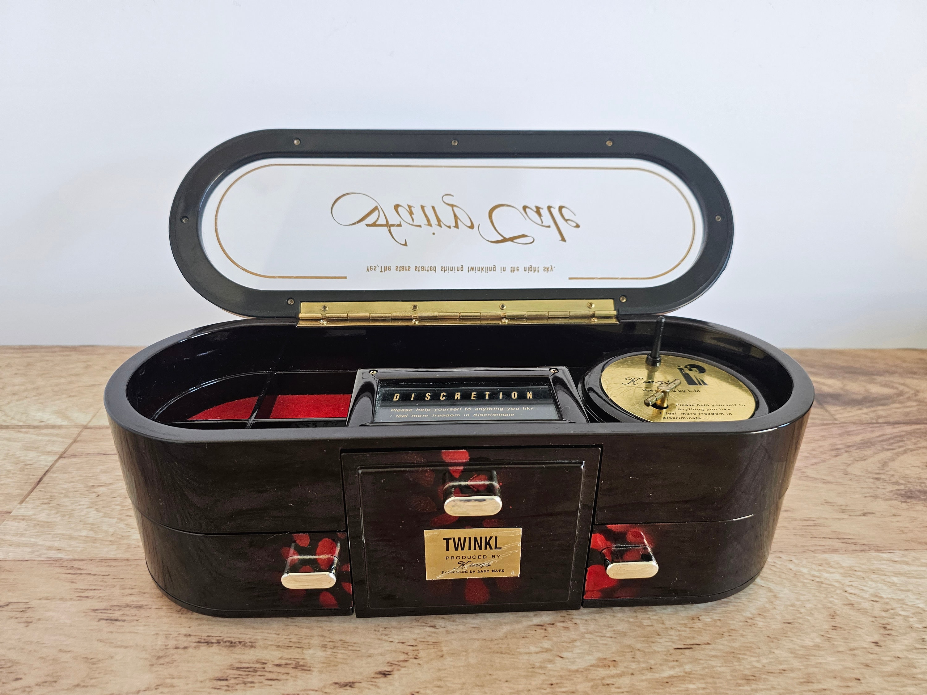 Vintage Twinkl Lady Mate Musical Fairy Tale Jewelry Box - Etsy