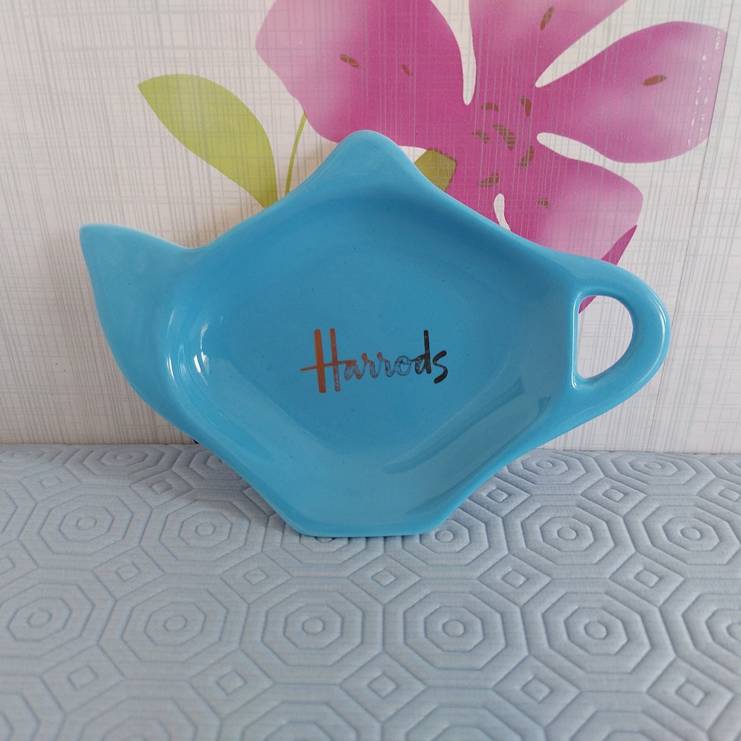 Vintage Harrod's Knightsbridge Ceramic Tea Bag Holder Etsy