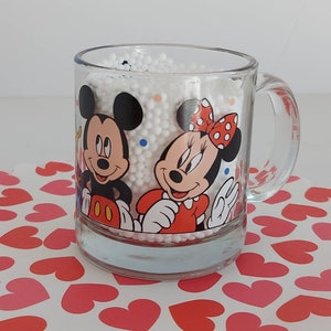 Vintage Mickey and Minnie Mug/Vintage Disney Characters Coffee Mug/Collectible Disney Mugs
