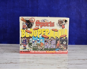 Wild World of Sports Bloopermania 10 VHS Set Still Sealed/vintage