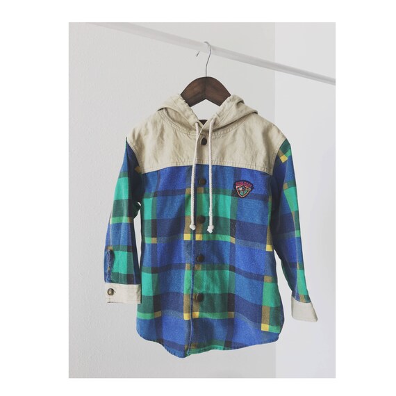 flannel hoodie boys