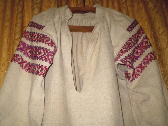 Vintage Ukrainian Dress Polessye Vyshyvanka Embroi