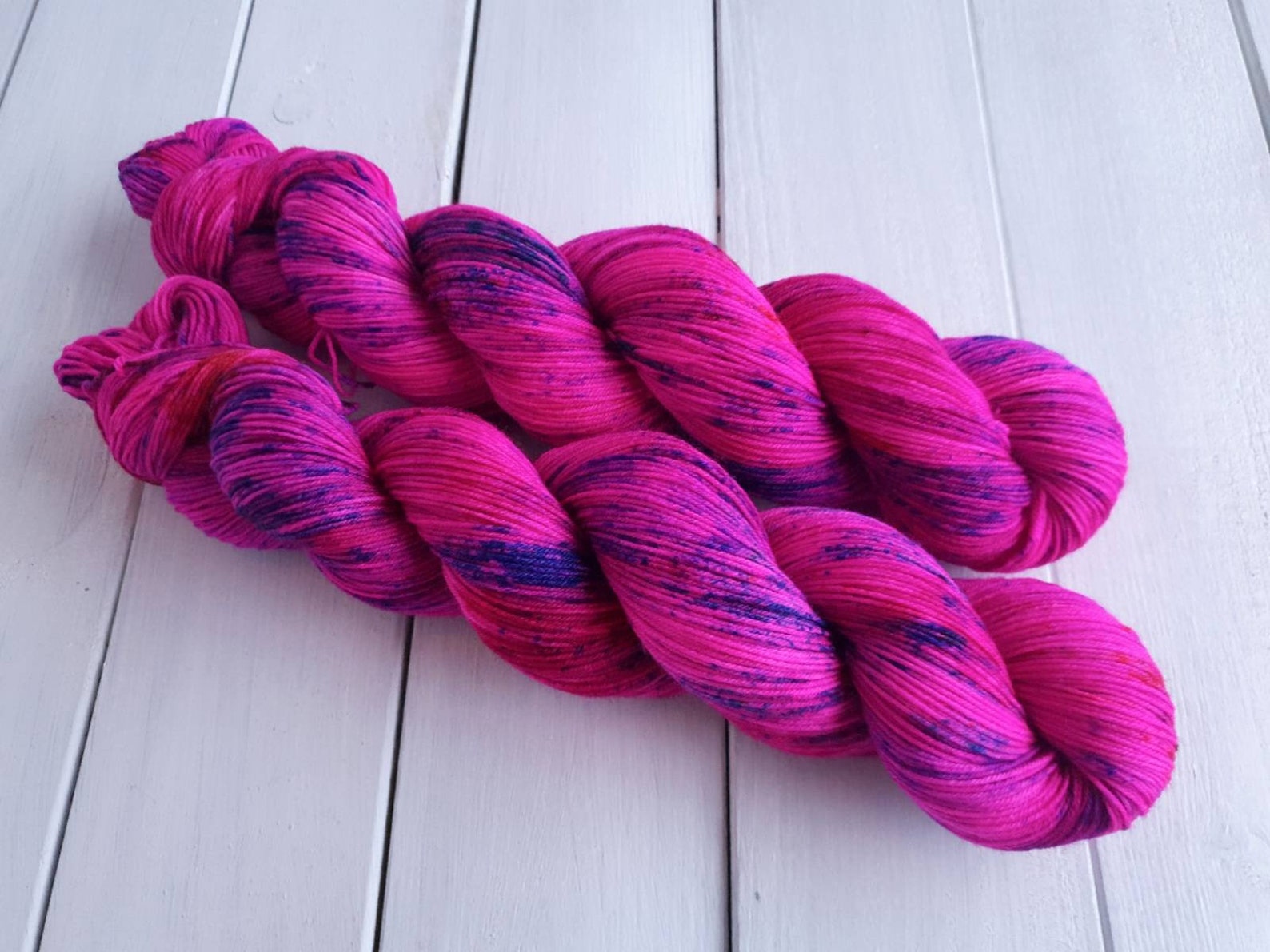 Very Berry Hand Dyed Yarn Merino & Nylon 4Ply Sock Yarn Etsy