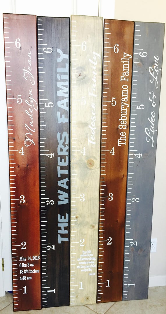 Handcrafted Growth Chart