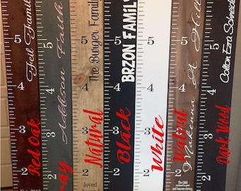 Growth charts Wooden height chart Kids height chart Family height chart Wooden growth chart Children height chart Giant ruler