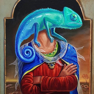 Surrealistic Painting: Errare Humanum Est, Giclée