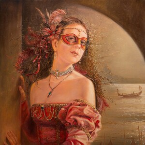 Dreams are my reality. Venice Painting, Giclée