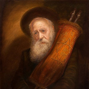 Jewish eyes. Jewish Painting Judaica Fine Art, Giclée