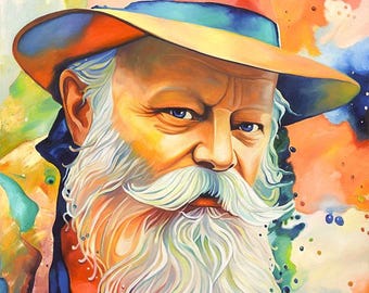 Lubavitcher Rebbe Portrait - Menachem Mendel Schneerson Judaica Fine Art Poster