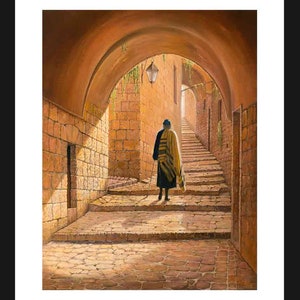 To The Light, Fine Art On Paper 22&quot;x30&quot;, Framed and protected plexiglass. Artwork by Alex Levin, Israel