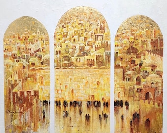 Alex Levin Jerusalem Artwork – Light Through Ages Fine Art Poster (20x30, 24x36, 32x48)