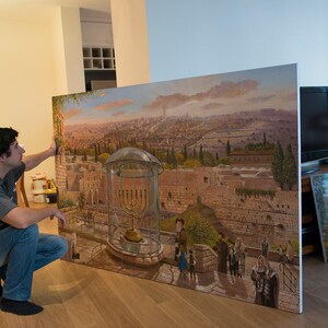 Shabbat Shalom - Jewish Still Life Art, Judaica Fine Art Poster, 20x30, 24x36, 32x48 image 2
