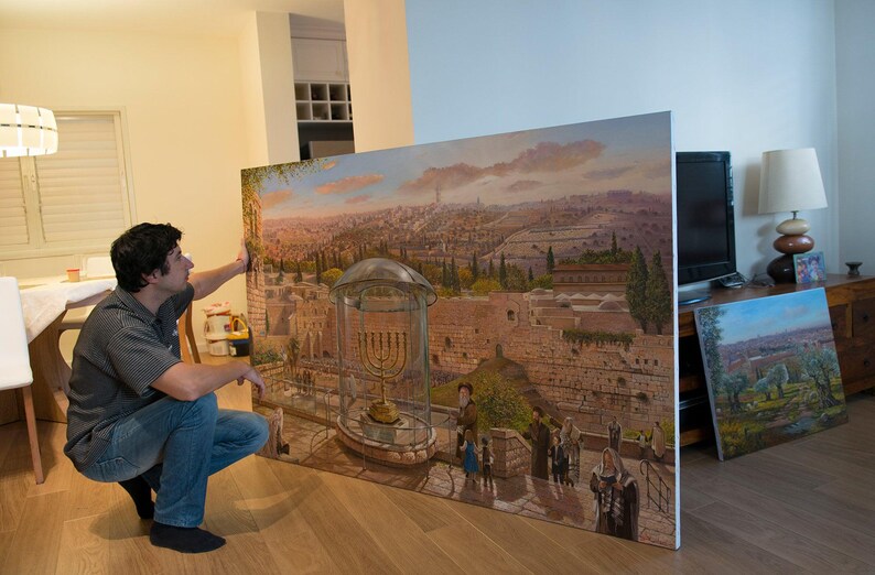 Shabbat Shalom - Jewish Still Life Art, Judaica Fine Art Poster, 20x30, 24x36, 32x48 image 2