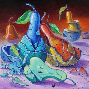 Surrealistic Painting: Self Discovery, Giclée