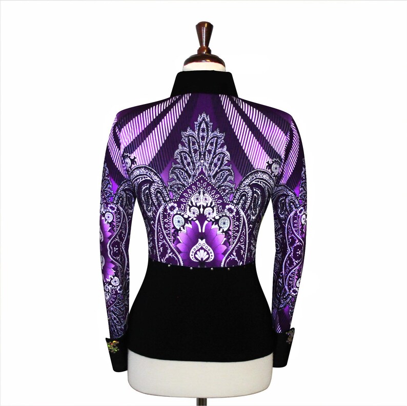 SMALL Showmanship Pleasure Horsemanship Show Jacket Shirt Rodeo Queen Rail Top