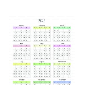 simple Calendar 2025 ,jpg,png,svg white background , Transparent Background and white , Printable Calendar,Calendar 2025