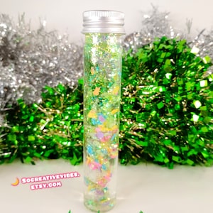 Easter Glitter Sensory Bottle, Calming Bottles, Stress Toys, Gifts For Kids, Fidget Toy, Easter Basket Stuffers Bunnies