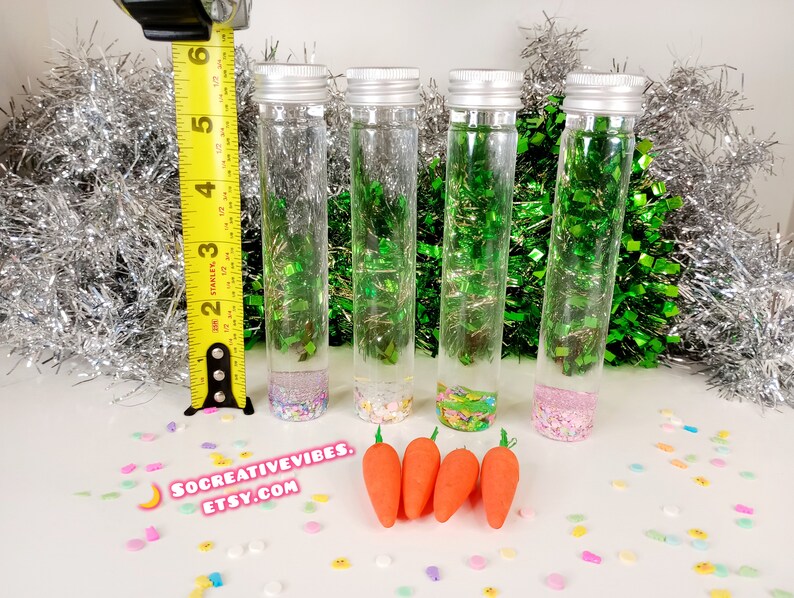 Easter Glitter Sensory Bottle, Calming Bottles, Stress Toys, Gifts For Kids, Fidget Toy, Easter Basket Stuffers imagem 6