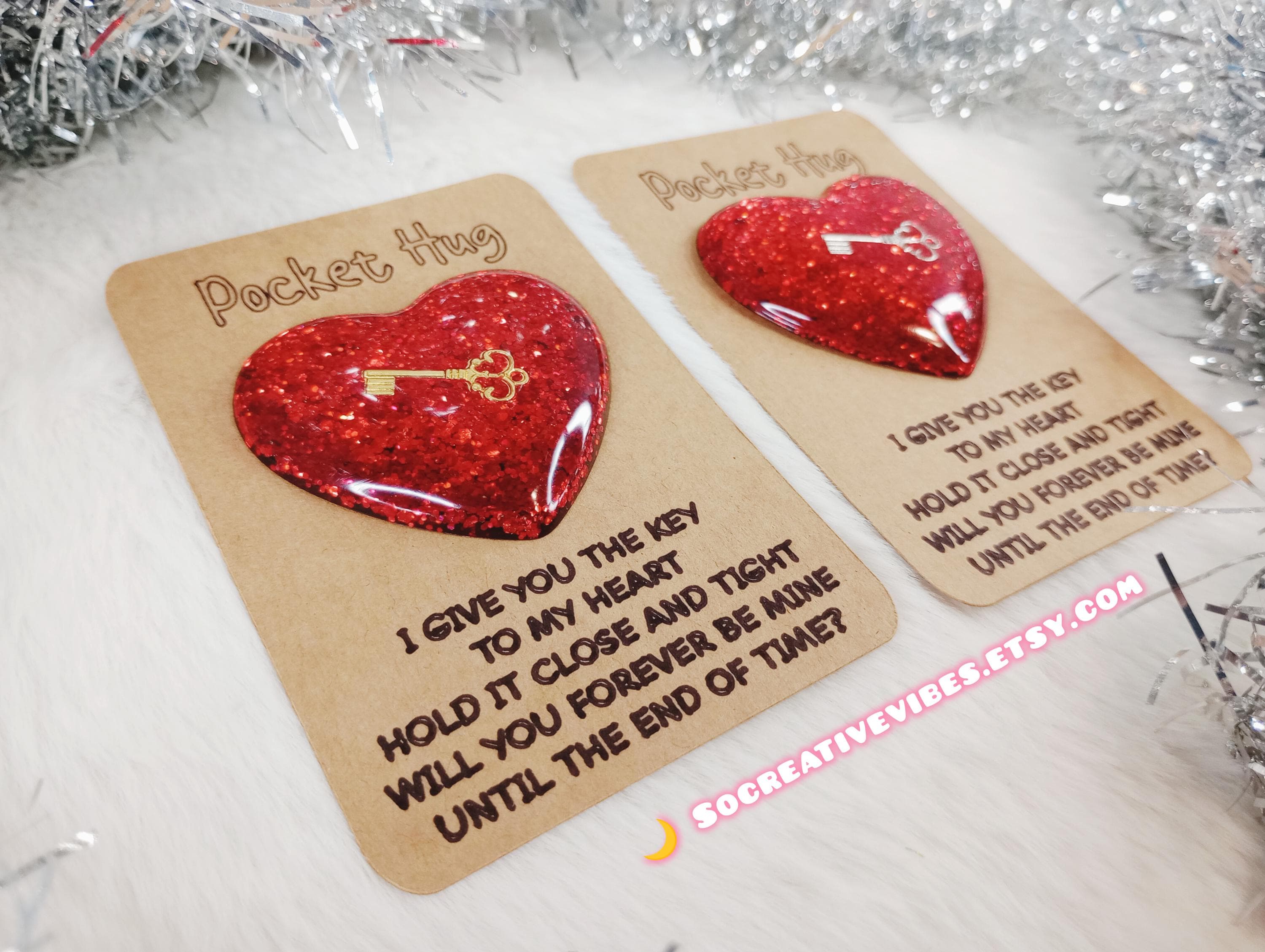 Pocket Hug Key to My Heart, Keepsake Gifts, I Love You Gifts, Valentine ...