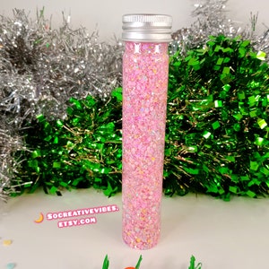 Easter Glitter Sensory Bottle, Calming Bottles, Stress Toys, Gifts For Kids, Fidget Toy, Easter Basket Stuffers Spring Pastel Mix