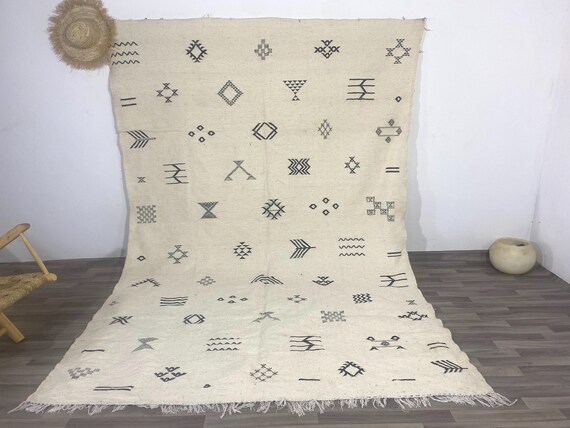 Moroccan Kilim Rug, Moroccan Area rug, Berber Wool rug, Moroccan Flatweave Rug, Moroccan Orange Kilim Rug,free shipping