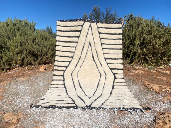 beni ourain rug - custom moroccan rug - handmade rug - beni ourain rug - custom rug - handmade rug - morocco rug - moroccan berber rug