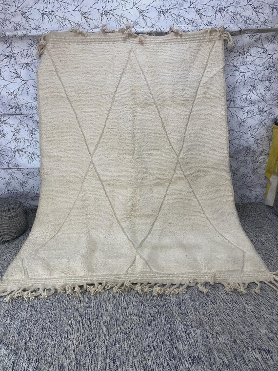 Custom Boujaad Berber Rug - Traditional Moroccan Carpet, Handmade Beni Ourain Rug, Unique Home Decor, Vintage Style Carpet