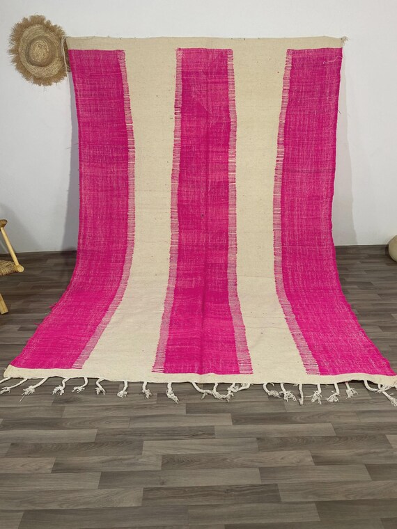 Moroccan Kilim Rug, Moroccan Area rug, Berber Wool rug, Moroccan Flatweave Rug, Moroccan Orange Kilim Rug,free shipping