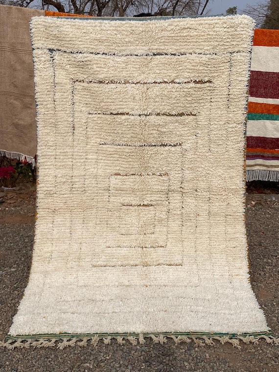 Authentic beni ourain rug - Moroccan rug - Custom rug - Handmade rug - Authentic moroccan rug - Custom moroccan rug - Morocco rug