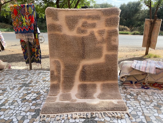 Moroccan Rug , Rug for living room , Handmade area rug , Wool Beni Ourain Rug , Colorful berber Rug , Custom Area Rug 8x10
