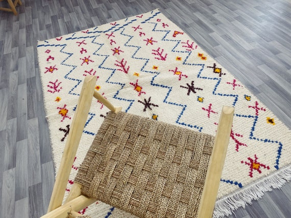 Terracotta Moroccan Rug - Soft Wool Berber Carpet - Handmade Textured Design - Modern Earthy Boho Decor - Custom Rugs - Wool Rugs