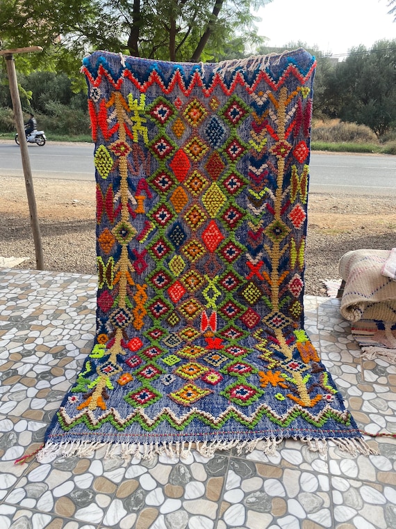 Moroccan Rug, Berber rug, Moroccan rug , Beni Mrirt rug, Premium quality Moroccan rug, Modern artwork, Handwoven large Shaggy rug
