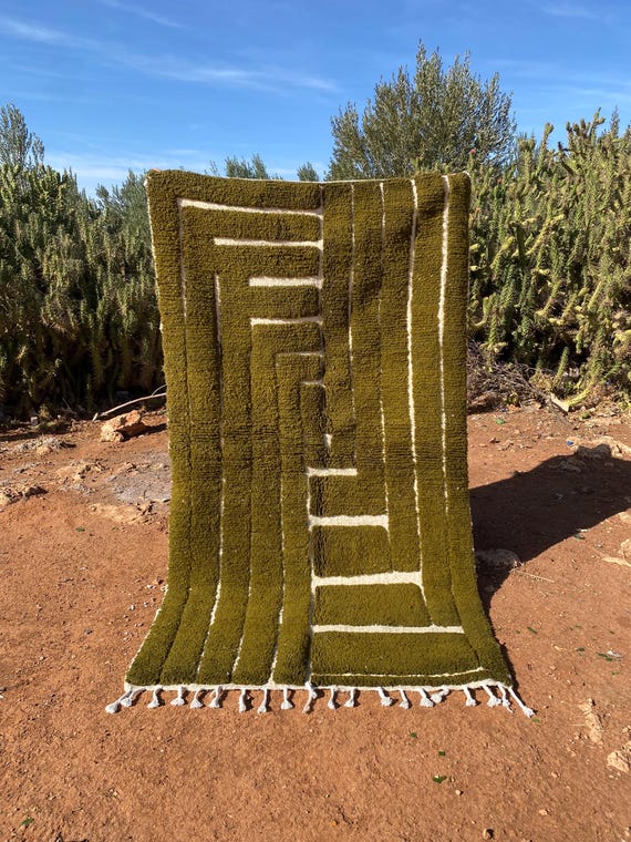 Custom Fabulous Boujad Rug, Authentic Moroccan Rug, Azilal rug, Abstract Multicolored Carpet, Handmade Moroccan Rug, Bohemian rug