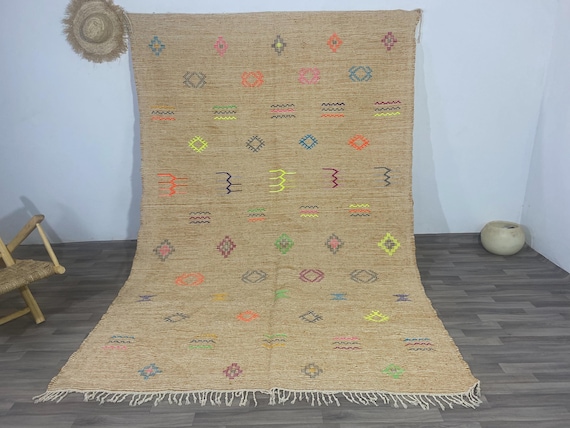 Berber Kilim Zanafi Rug ,  Fantastic Moroccan Kilim  RUG,Berber Rug, Kilim Tapis, Handwoven Berber Rug, Morocco Area Rug, Boho Area Ruh