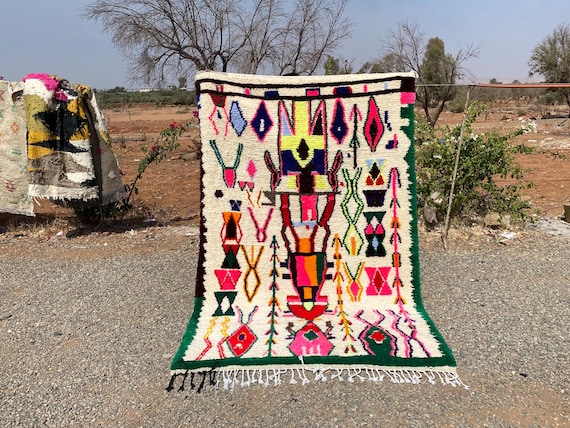 Custom Morrocan Rug, Beni Ourain Rug, Handmade Rug, Moroccan Area Rug, Moroccan Berber Rug, Moroccan Rug, Moroccan Rug 8x10, Teppich