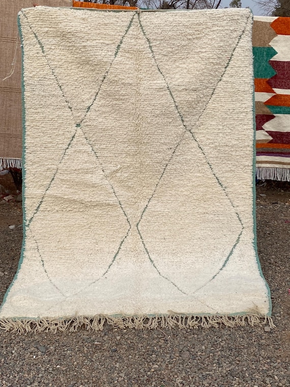 Abstract Colorful Moroccan Rug, Custom Fabulous Moroccan Rug from boujaad-boho abstract soft color  carpet