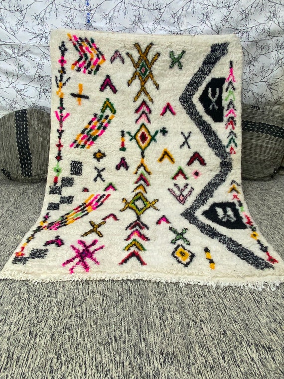Custom Authentic Rug, Moroccan Rug, Beni Ouarain Rug, moroccan Rug, Berber Carpet, Tribal Abstract Rug, Tapis,Morokko Tepich