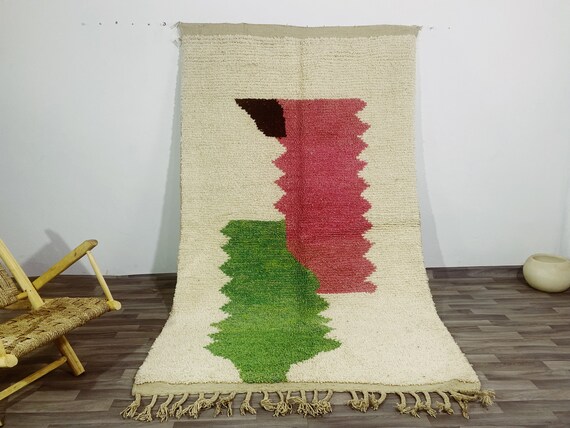 Custom Bni ourain carpet, Handmade Berber Rug-High Quality Chaap Wool Carpet-Chag Area Rugs
