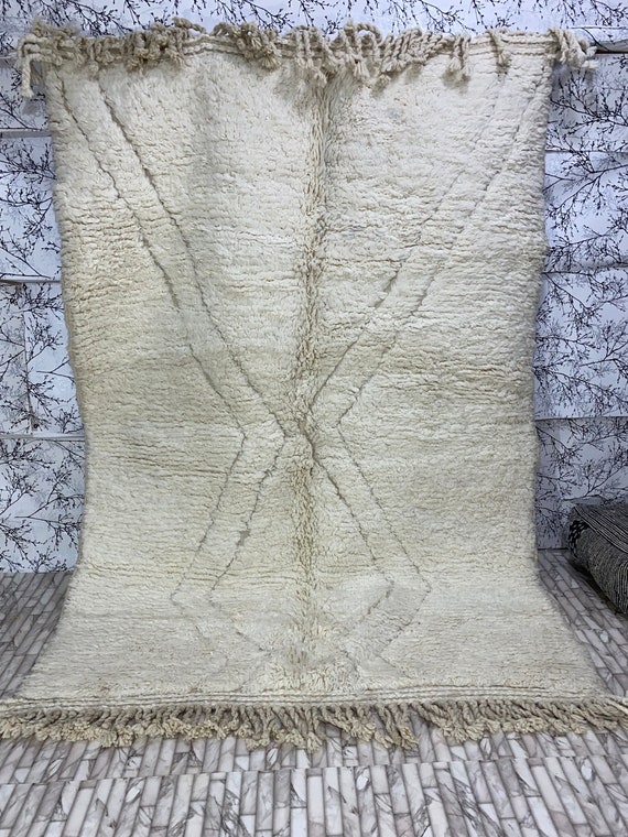 Azilal Rug - Fantastic Moroccan Berber Rug, Wool Tapis Azilal, Woven Boho Area Rug, Unique Home Decor, Ethnic Floor Mat