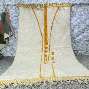Realistic Moroccan Rug | Handmade Berber Carpet | Colorful Replica Rug for Living Room & Home Décor