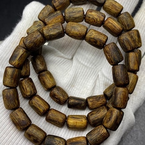 8mm, Natural 50% Sinking Kynam Agarwood Beads Bracelet,  Rare And Special