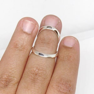 Solid Sterling Silver Swan Ring Splint • Swan Neck Splint for DIP Joint • RA Dip Rheumatoid Arthritis Splint • Arthritis Ring by Evabelle