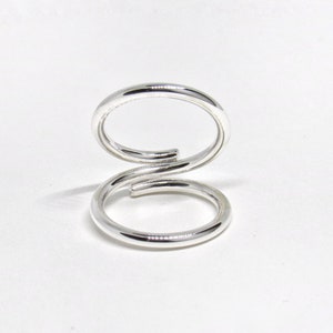 999 Fine Silver Splint Ring Adjustable for PIP or DIP Joint • Swan Neck Splint • Arthritis ring • RA Rheumatoid Arthritis Splint • Evabelle