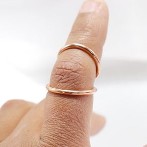 SwanAdjBronze Bronze Splint Ring Adjustable for PIP or DIP Joint • Swan Neck Splint • Arthritis ring • RA Rheumatoid Arthritis Splint
