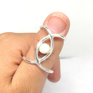 Fullthumb© CMC, MCP and IP Joints Splint Ring Stable Thumb Splint Ring  Thumb Splint Ring Silver Splint Thumb Ring Splints Evabelle 