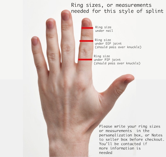 Attached Adjustable Silver Splint Rings DIP PIP and MCP Combination Splint  Swan Neck Splint Custom Handmade Splint Ring Ring Splint 