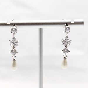 Pearl Drop Earrings - Real Pearl Earrings for Women - Bridal Earrings - Bridesmaid Earrings - Freshwater Pearl Earrings - Christmas gift