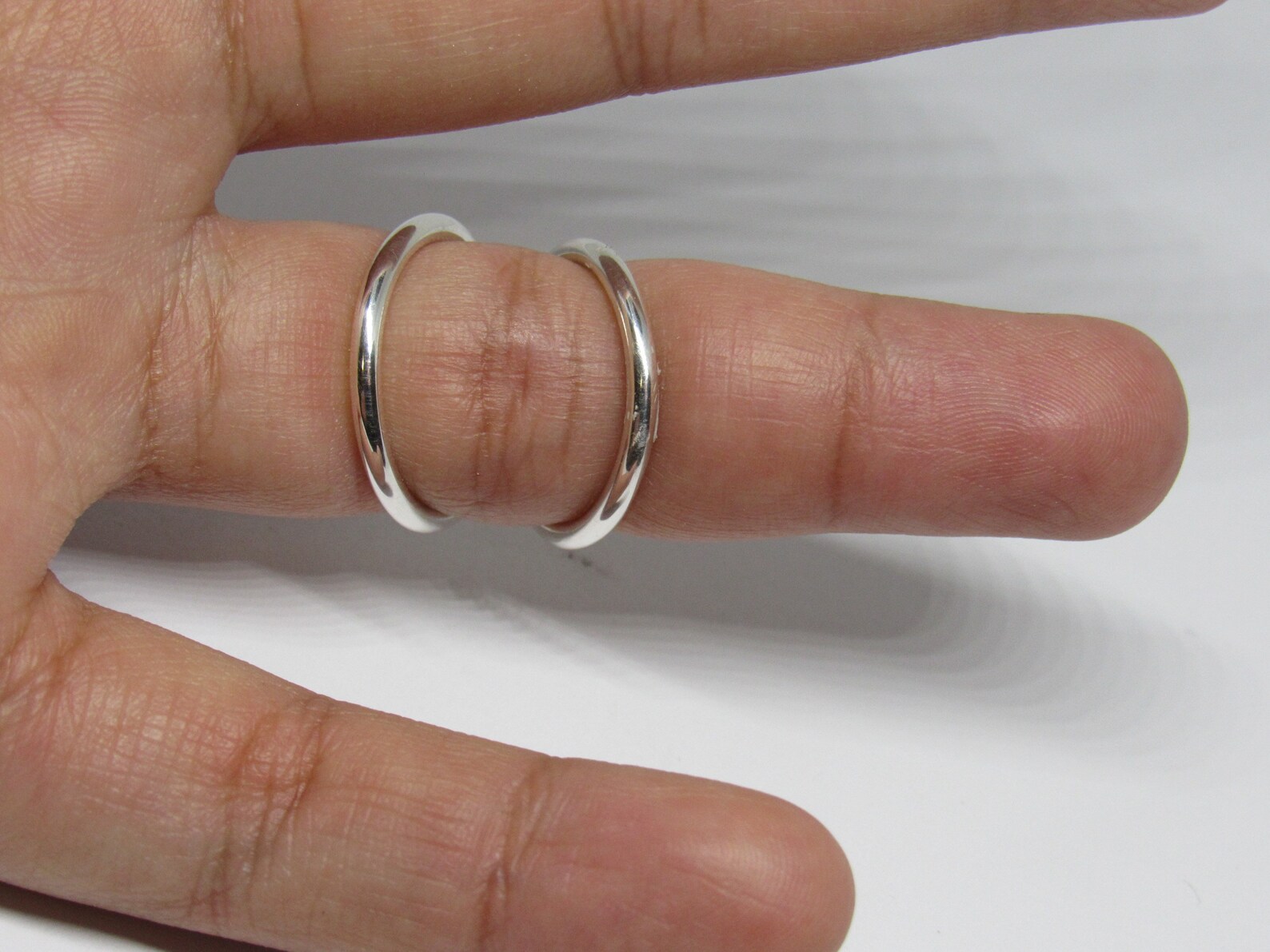 Mallet Splint Ring Mallet Finger Ring Silver Mallet Finger Etsy