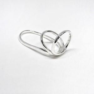 Thumb MCP Silver Splint Ring Swan Thumb Splint Custom handmade Splint Ring Ring Splint EDS Splint Ring by Evabelle image 6