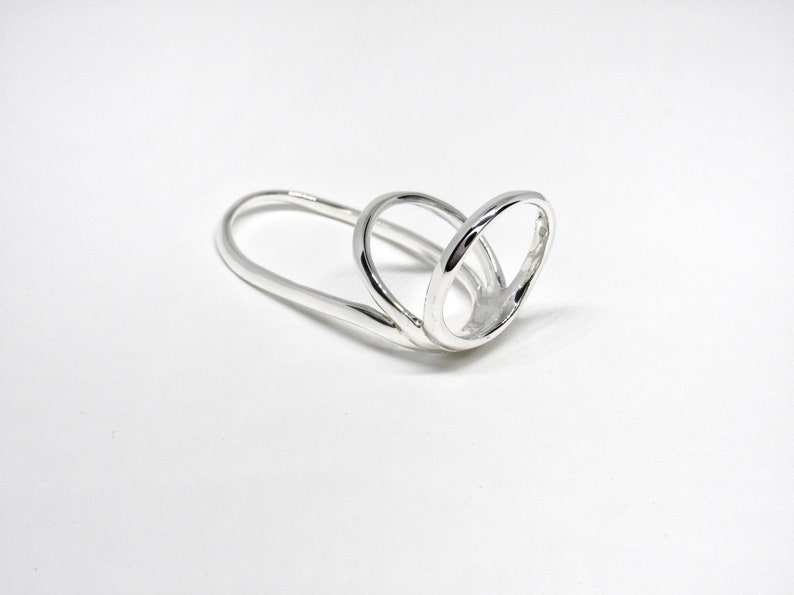 Thumb MCP Silver Splint Ring Swan Thumb Splint Custom handmade Splint Ring Ring Splint EDS Splint Ring by Evabelle image 6